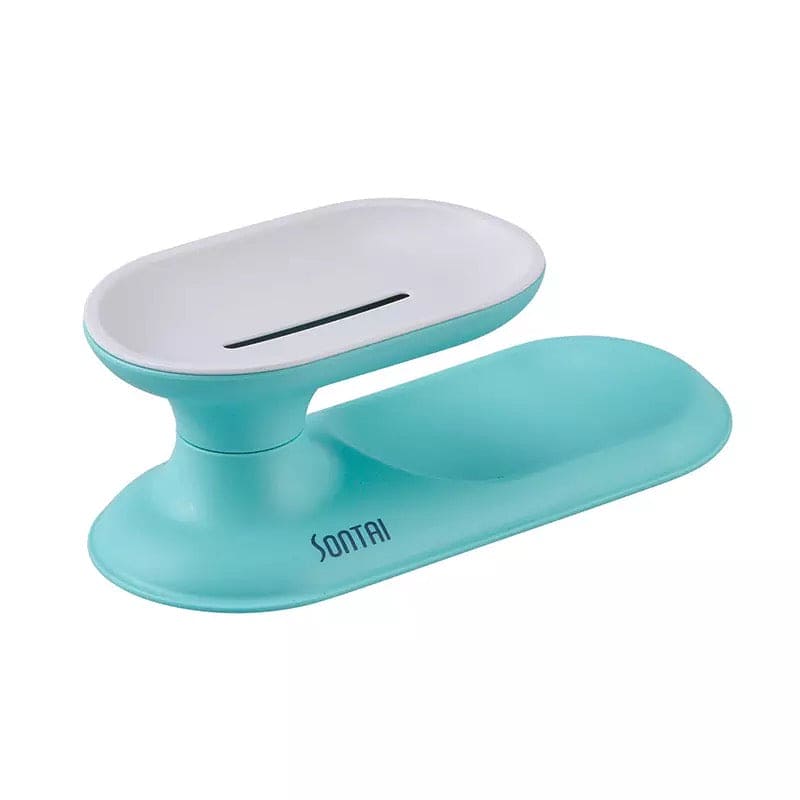Rotating Double Layer Drain Plastic Soap Holder, Soap Storage Box, 360˚ Degree Rotation Double Layer Bathroom Soap Dish, Household Bathroom Accessories Soap Box Rotating Double Layer Drain Plastic Soap Holder, Soap Storage Box, 360˚ Degree Rotation Double Layer Bathroom Soap Dish, Household Bathroom Accessories Soap Box